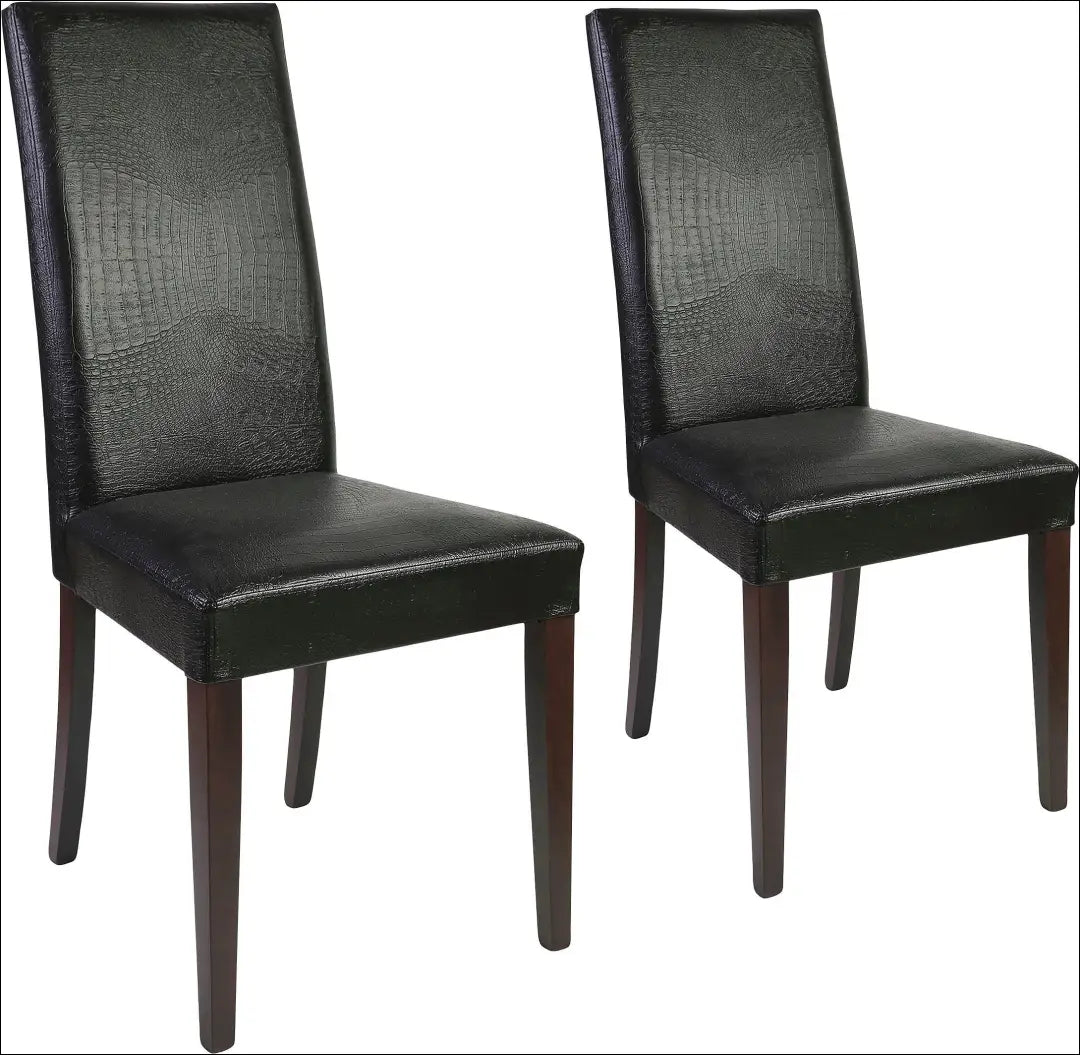 Kėdė VI1190 - €74 Save 50% 50-100, __label:Pristatymas 1-2 d.d., color-juoda, kedes-valgomojo, material-dirbtine-oda