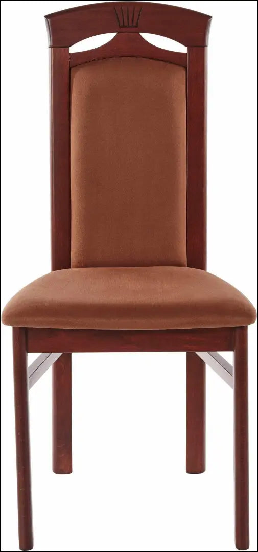 Kėdė VI1192 - €65 Save 50% 50-100, __label:Pristatymas 1-2 d.d., color-ruda, kedes-valgomojo, material-aksomas €50