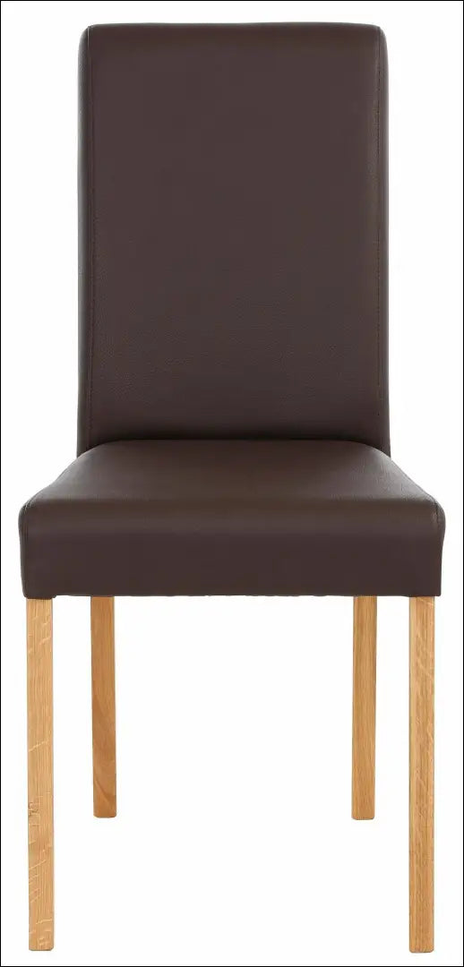 Kėdė VI1198 - €62 Save 50% 50-100, __label:Pristatymas 1-2 d.d., color-ruda, kedes-valgomojo, material-dirbtine-oda €50