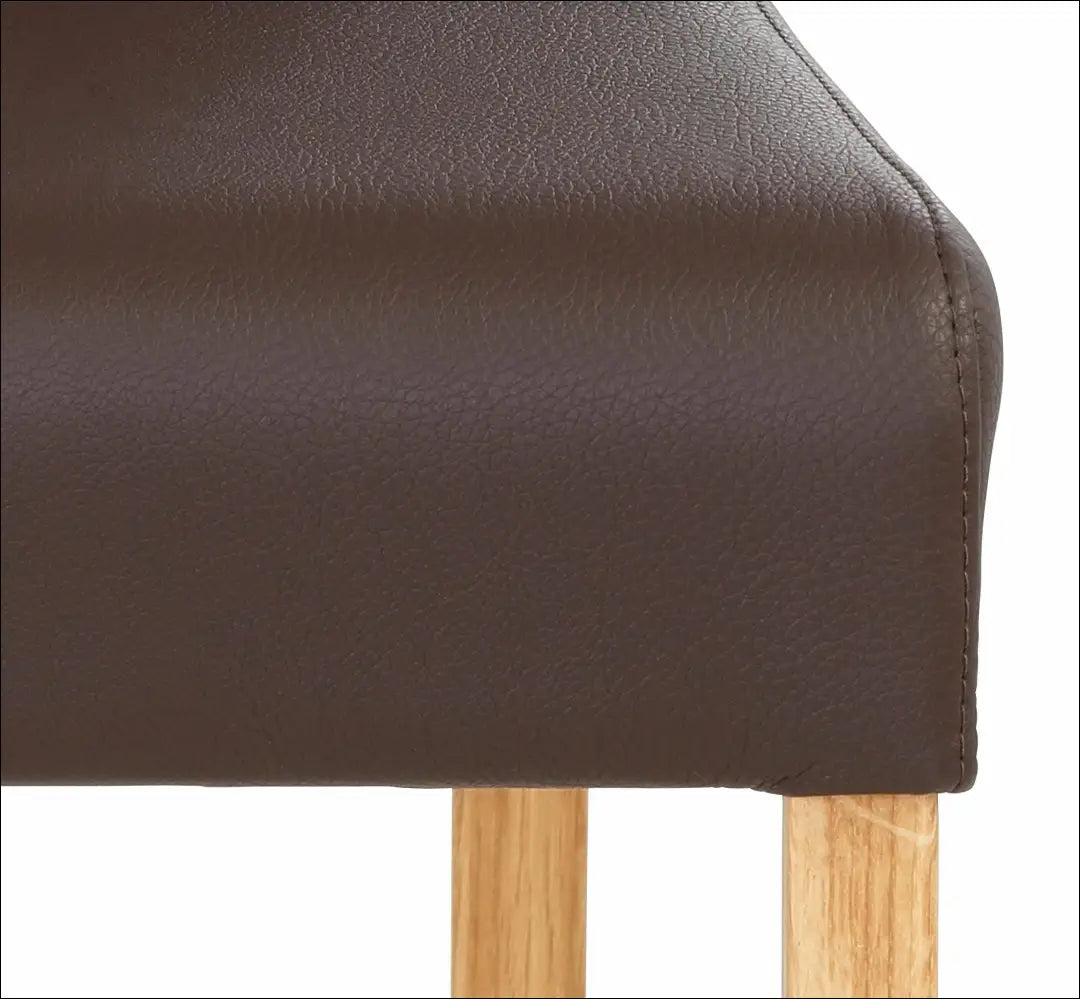 Kėdė VI1198 - €62 Save 50% 50-100, __label:Pristatymas 1-2 d.d., color-ruda, kedes-valgomojo, material-dirbtine-oda €50