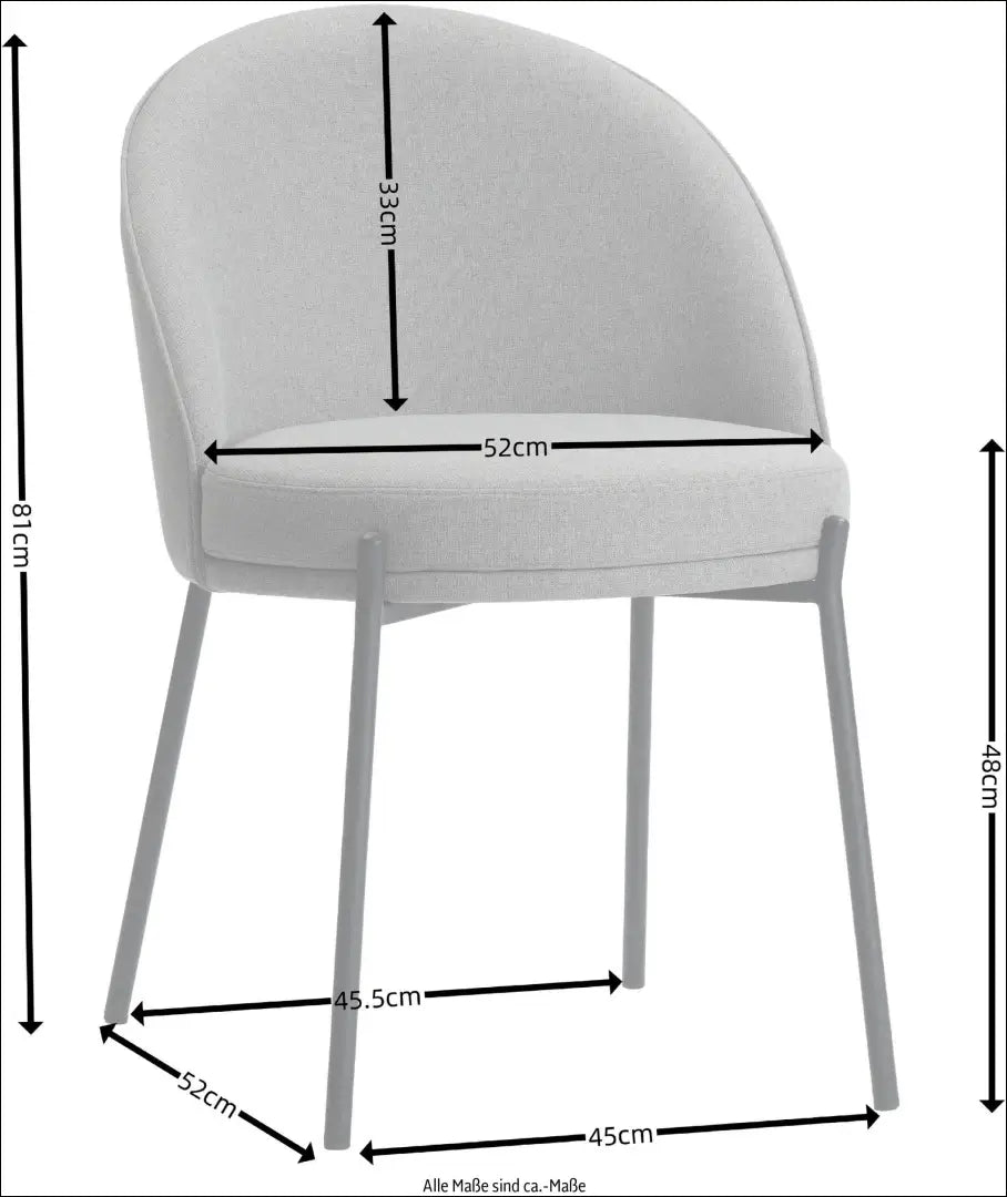 Kėdė VI1215 - €52 Save 50% 50-100, __label:Pristatymas 1-2 d.d., color-pilka, kedes-valgomojo, material-gobelenas €50