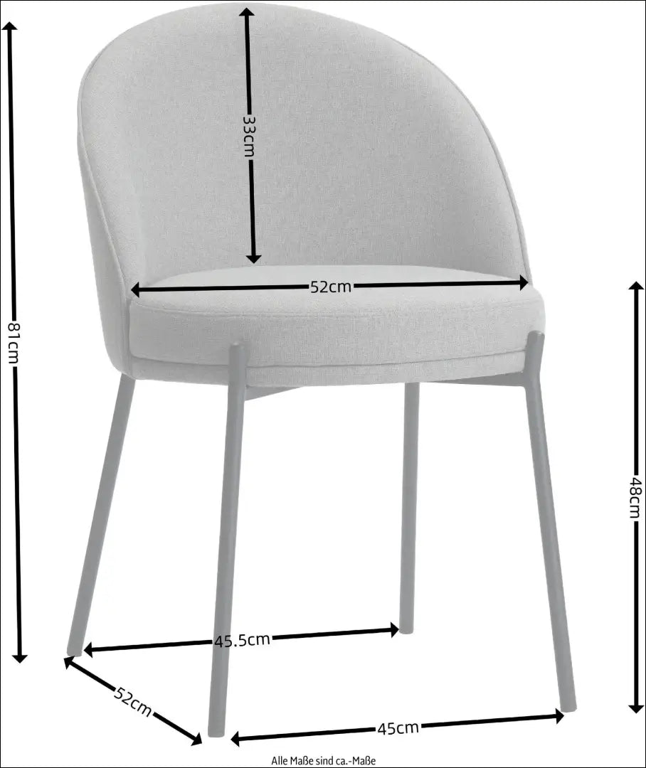 Kėdė VI1230 - €75 Save 50% 50-100, __label:Pristatymas 1-2 d.d., color-kremas, kedes-valgomojo, material-gobelenas €50