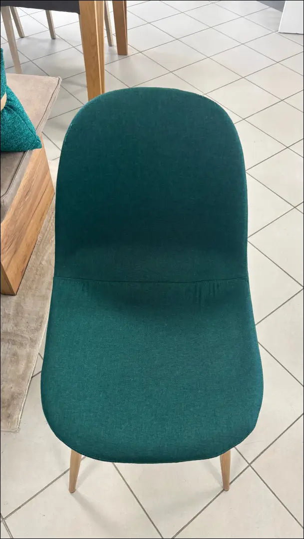 Kėdė VI1245 - €32 Save 50% 25-50, __label:Pristatymas 1-2 d.d., color-zalia, kedes-valgomojo, material-gobelenas €25