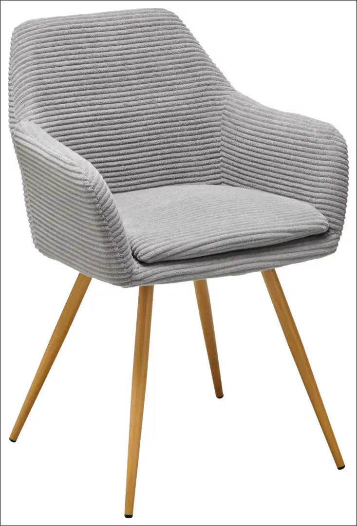 Kėdė VI1258 - €55 Save 50% 50-100, __label:Pristatymas 1-2 d.d., color-pilka, kedes-valgomojo, material-aksomas €50