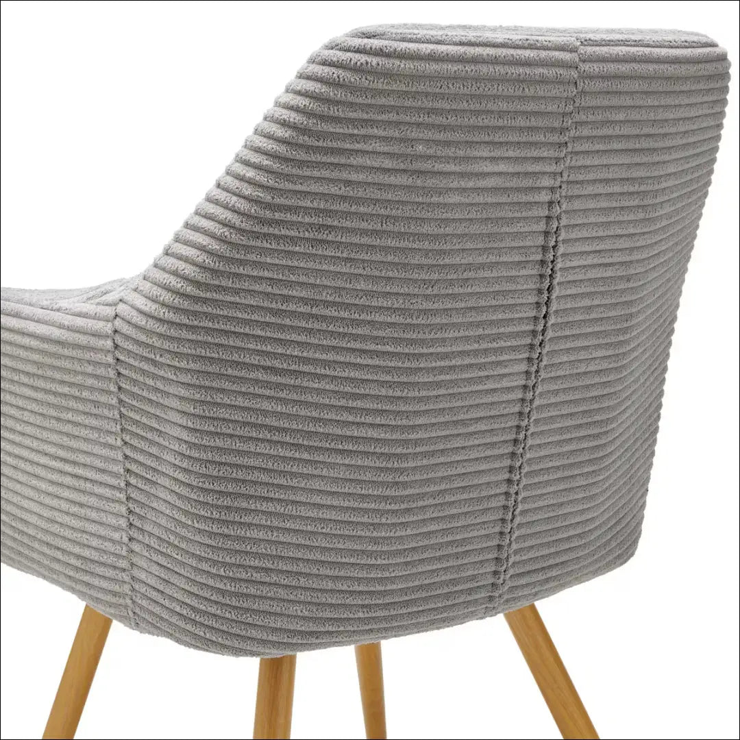 Kėdė VI1258 - €55 Save 50% 50-100, __label:Pristatymas 1-2 d.d., color-pilka, kedes-valgomojo, material-aksomas €50