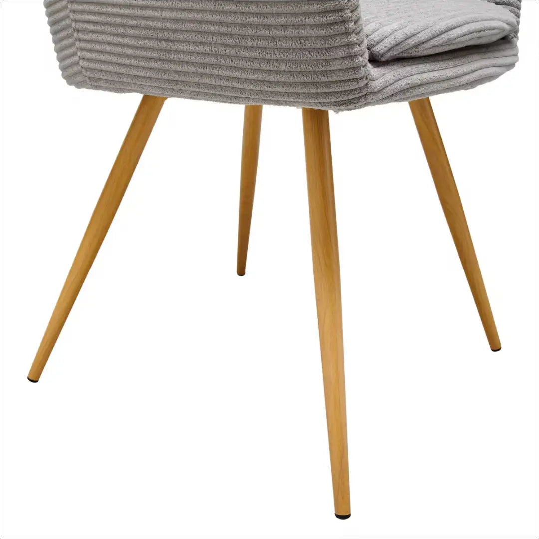 Kėdė VI1258 - €55 Save 50% 50-100, __label:Pristatymas 1-2 d.d., color-pilka, kedes-valgomojo, material-aksomas €50