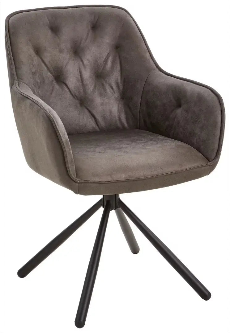 Kėdė VI1268 - €69 Save 50% 50-100, __label:Pristatymas 1-2 d.d., color-pilka, kedes-valgomojo, material-eko-oda €50