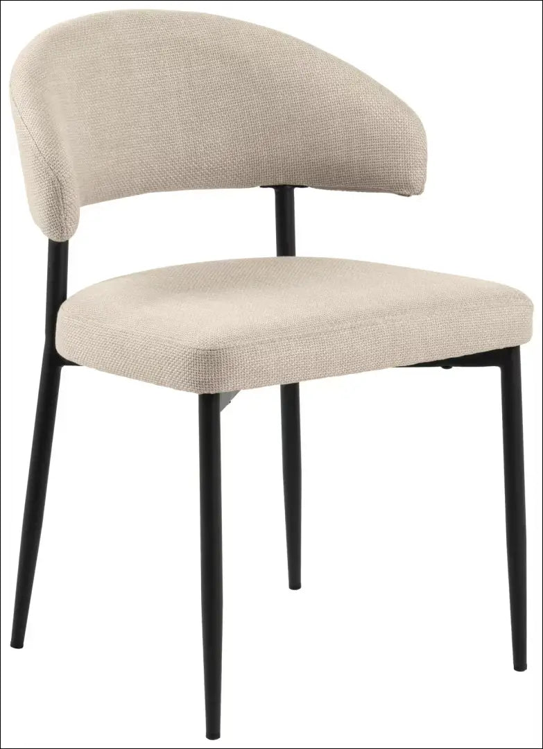 Kėdė VI1281 - €63 Save 50% 50-100, __label:Pristatymas 1-2 d.d., color-smelio, kedes-valgomojo, material-gobelenas €50