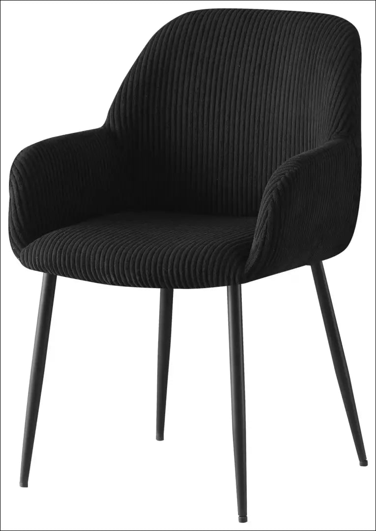 Kėdė VI1287 - €75 Save 50% 50-100, __label:Pristatymas 1-2 d.d., color-juoda, kedes-valgomojo, material-aksomas €50
