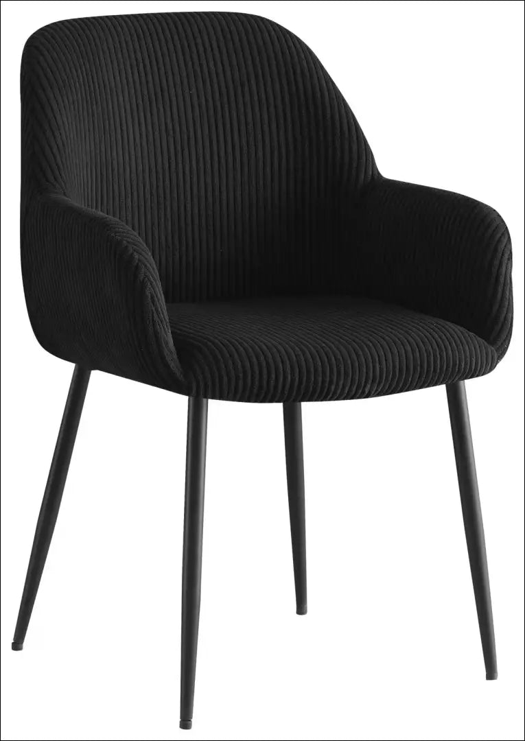 Kėdė VI1287 - €75 Save 50% 50-100, __label:Pristatymas 1-2 d.d., color-juoda, kedes-valgomojo, material-aksomas €50