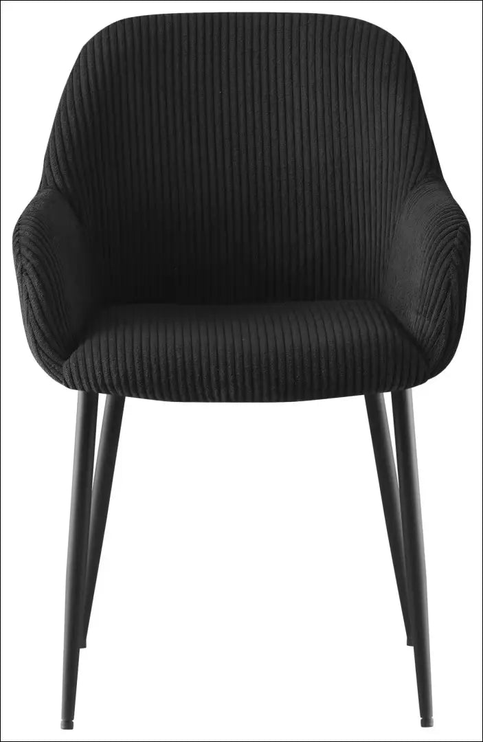 Kėdė VI1287 - €75 Save 50% 50-100, __label:Pristatymas 1-2 d.d., color-juoda, kedes-valgomojo, material-aksomas €50