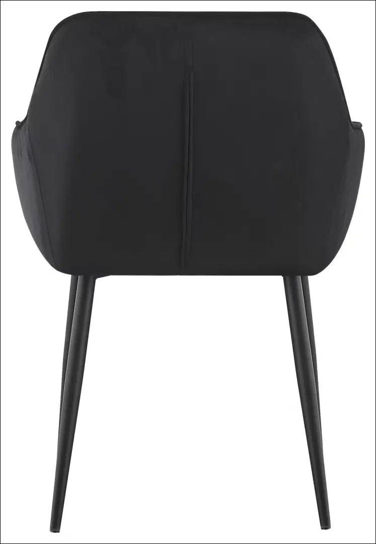 Kėdė VI1310 - €55 Save 50% 50-100, __label:Pristatymas 1-2 d.d., color-juoda, kedes-valgomojo, material-aksomas €50