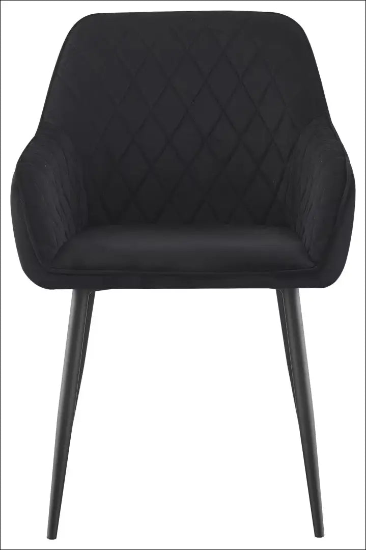 Kėdė VI1310 - €55 Save 50% 50-100, __label:Pristatymas 1-2 d.d., color-juoda, kedes-valgomojo, material-aksomas €50