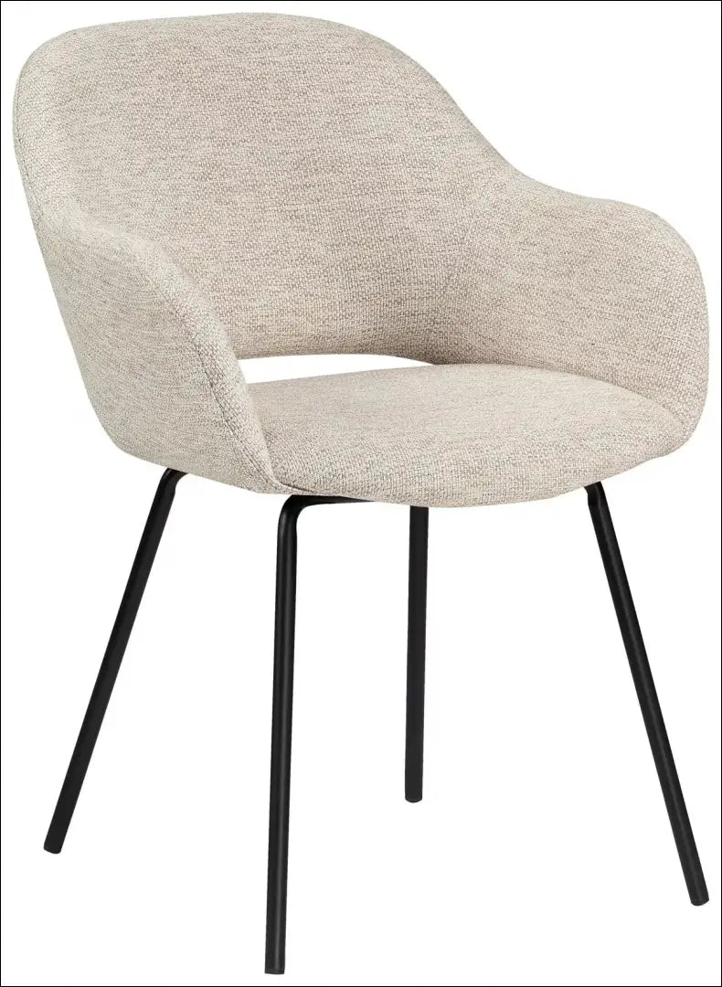 Kėdė VI1326 - €70 Save 50% 50-100, __label:Pristatymas 1-2 d.d., color-smelio, kedes-valgomojo, material-gobelenas €50