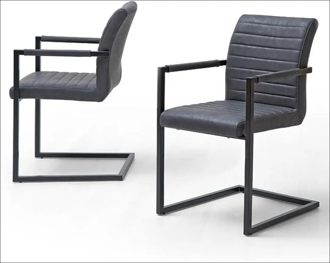 Kėdė VI1339 - €65 Save 50% 50-100, __label:Pristatymas 1-2 d.d., color-pilka, kedes-valgomojo, material-dirbtine-oda