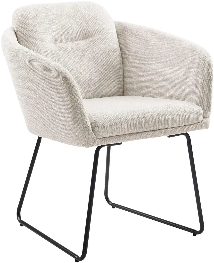 Kėdė VI1370 - €70 Save 50% 50-100, __label:Pristatymas 1-2 d.d., color-kremas, kedes-valgomojo, material-poliesteris