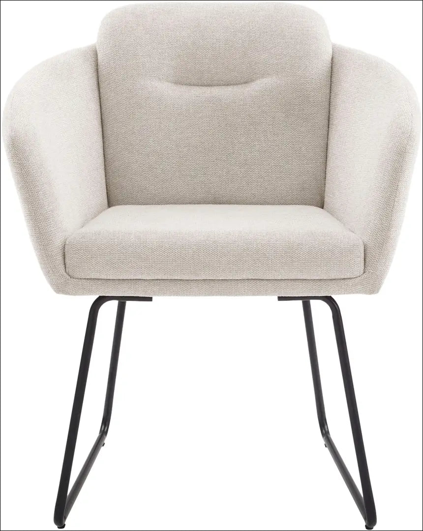 Kėdė VI1370 - €70 Save 50% 50-100, __label:Pristatymas 1-2 d.d., color-kremas, kedes-valgomojo, material-poliesteris