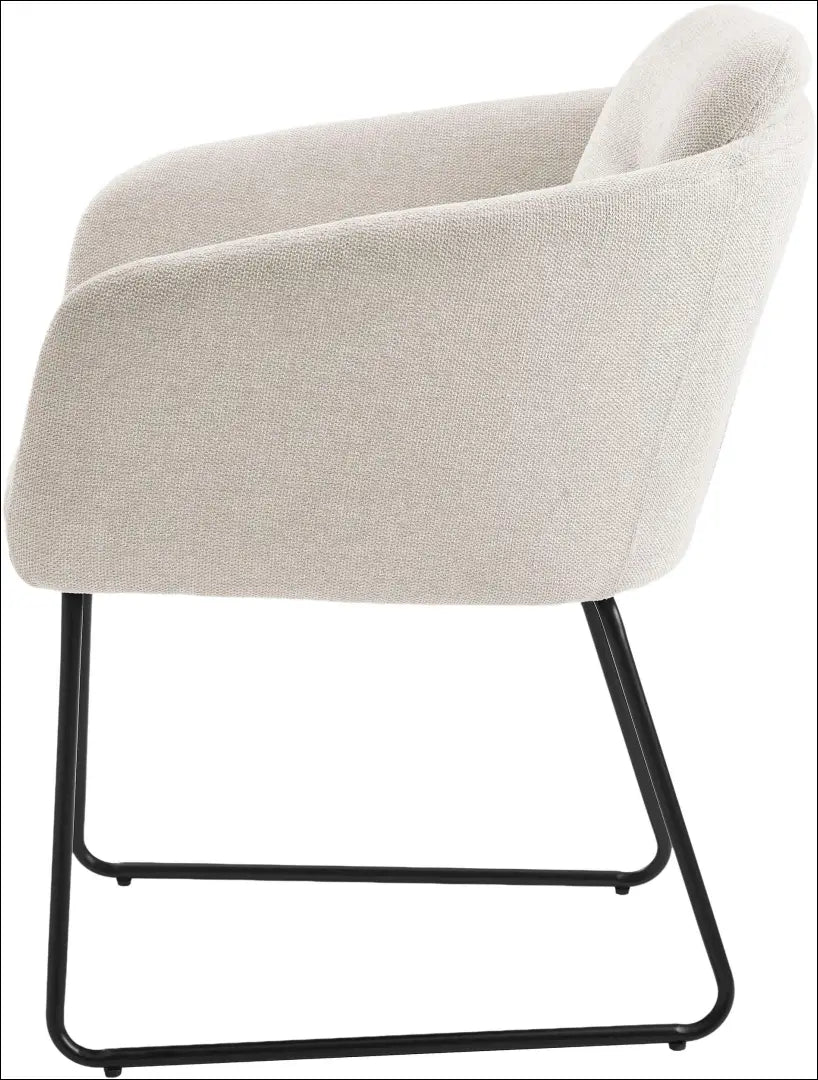 Kėdė VI1370 - €70 Save 50% 50-100, __label:Pristatymas 1-2 d.d., color-kremas, kedes-valgomojo, material-poliesteris