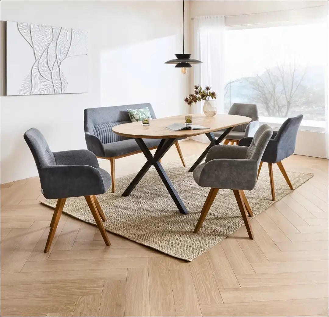 Kėdė VI1391 - €80 Save 50% 50-100, __label:Pristatymas 1-2 d.d., color-pilka, kedes-valgomojo, material-poliesteris €50