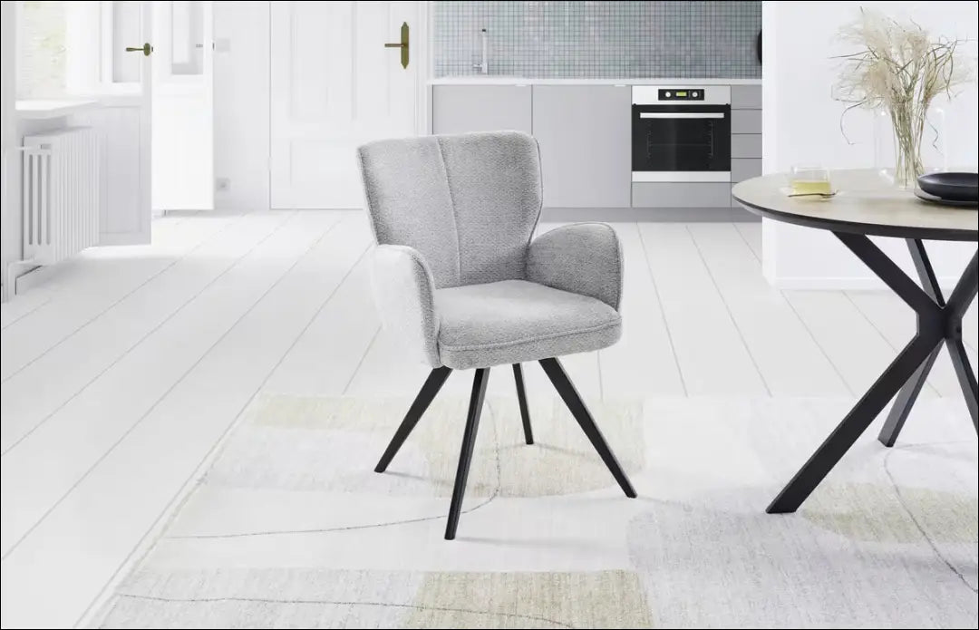 Kėdė VI1395 - €51 Save 50% 50-100, __label:Pristatymas 1-2 d.d., color-pilka, kedes-valgomojo, material-poliesteris €50