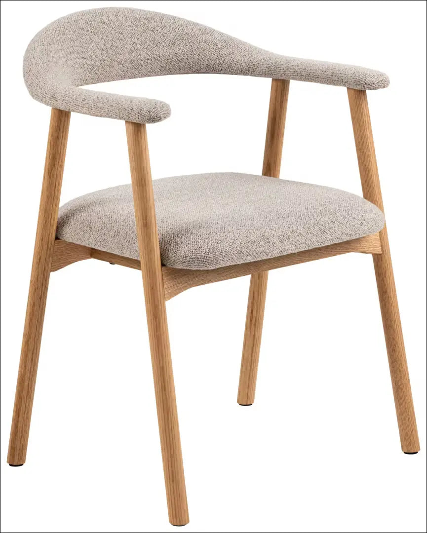 Kėdė VI1409 - €110 Save 50% 100-200, __label:Pristatymas 1-2 d.d., boucle, color-pilka, kedes-valgomojo €100 to €200