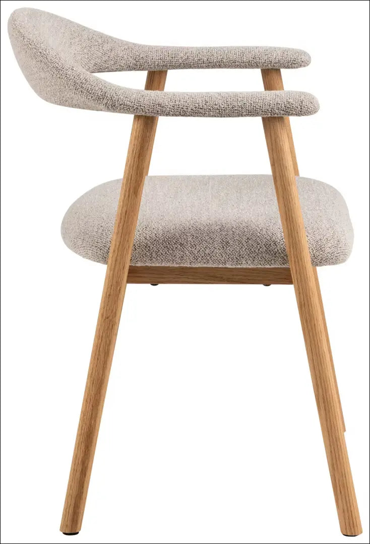 Kėdė VI1409 - €110 Save 50% 100-200, __label:Pristatymas 1-2 d.d., boucle, color-pilka, kedes-valgomojo €100 to €200