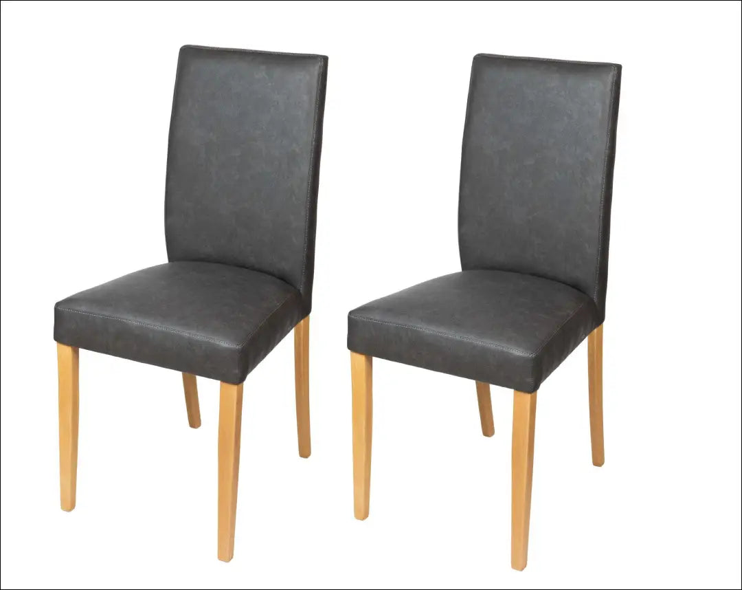 Kėdė VI1438 - €59 Save 50% 50-100, __label:Pristatymas 1-2 d.d., color-pilka, kedes-valgomojo, material-dirbtine-oda