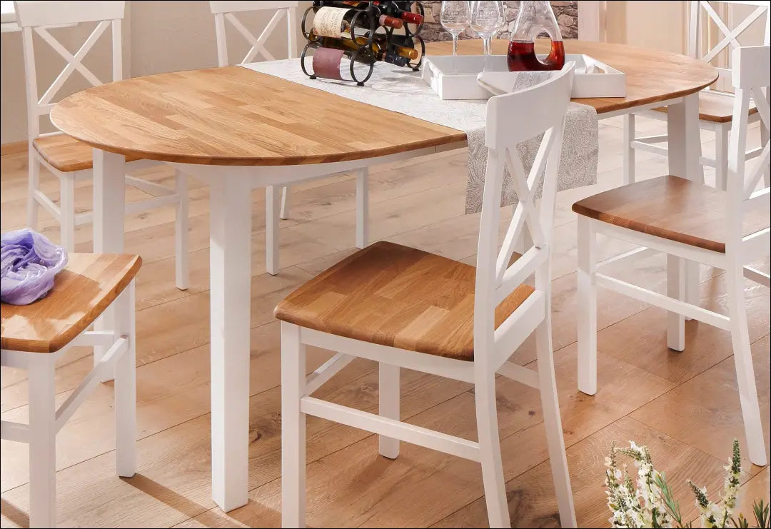 Kėdė VI1448 - €48 Save 50% 25-50, __label:Pristatymas 1-2 d.d., color-balta, color-ruda, kedes-valgomojo €25 to €50