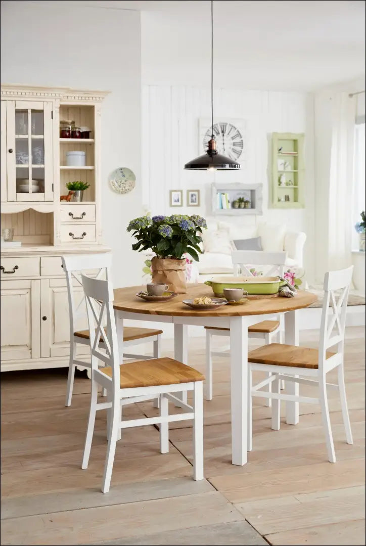 Kėdė VI1448 - €48 Save 50% 25-50, __label:Pristatymas 1-2 d.d., color-balta, color-ruda, kedes-valgomojo €25 to €50