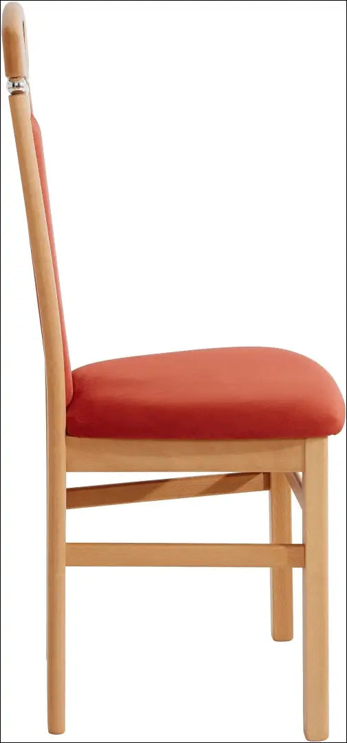 Kėdė VI1504 - €49 Save 50% 25-50, __label:Pristatymas 1-2 d.d., color-oranzine, color-ruda, kedes-valgomojo Kėdės