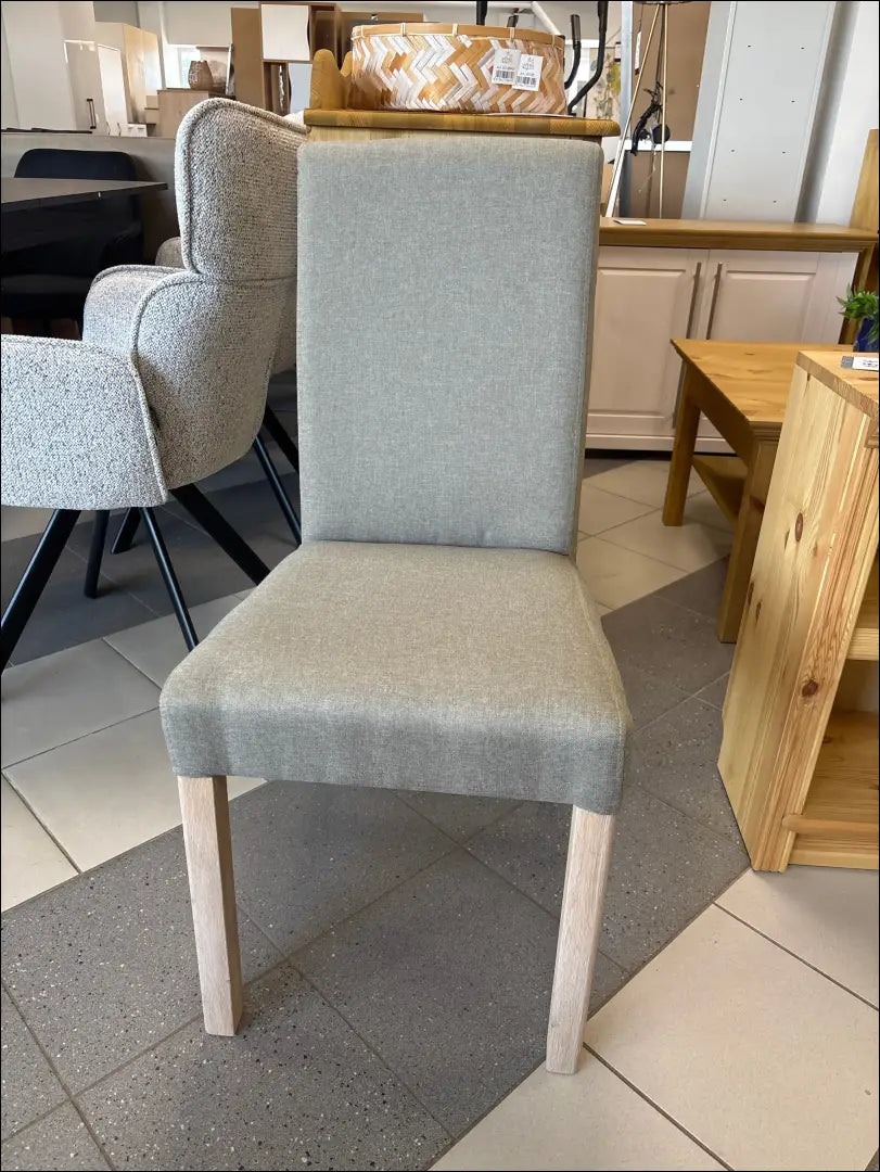 Kėdė VI1549 - €39 Save 50% 25-50, __label:Pristatymas 1-2 d.d., color-pilka, kedes-valgomojo, material-gobelenas