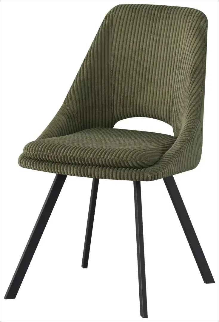 Kėdė VI1569 - €75 Save 50% 50-100, __label:Pristatymas 1-2 d.d., color-zalia, kedes-valgomojo, material-aksomas Aksomas