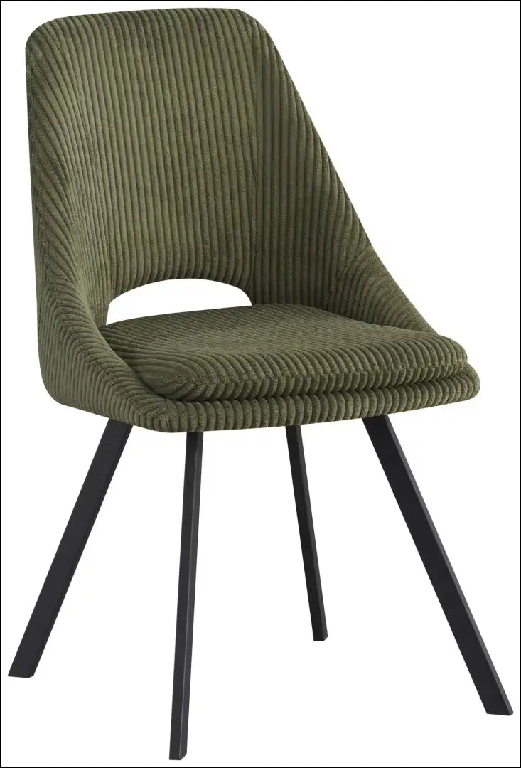 Kėdė VI1569 - €75 Save 50% 50-100, __label:Pristatymas 1-2 d.d., color-zalia, kedes-valgomojo, material-aksomas Aksomas