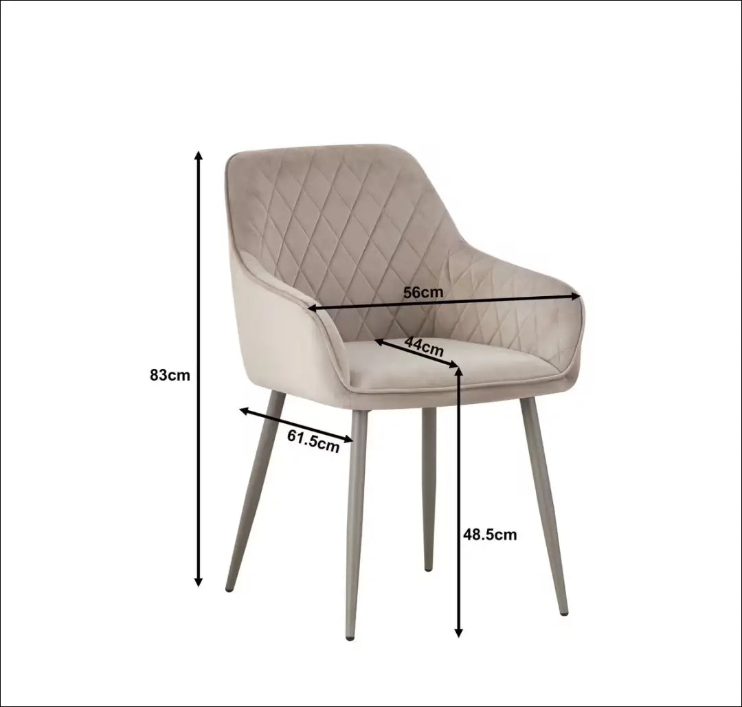 Kėdė VI1572 - €55 Save 50% 50-100, __label:Pristatymas 1-2 d.d., color-smelio, kedes-valgomojo, material-aksomas