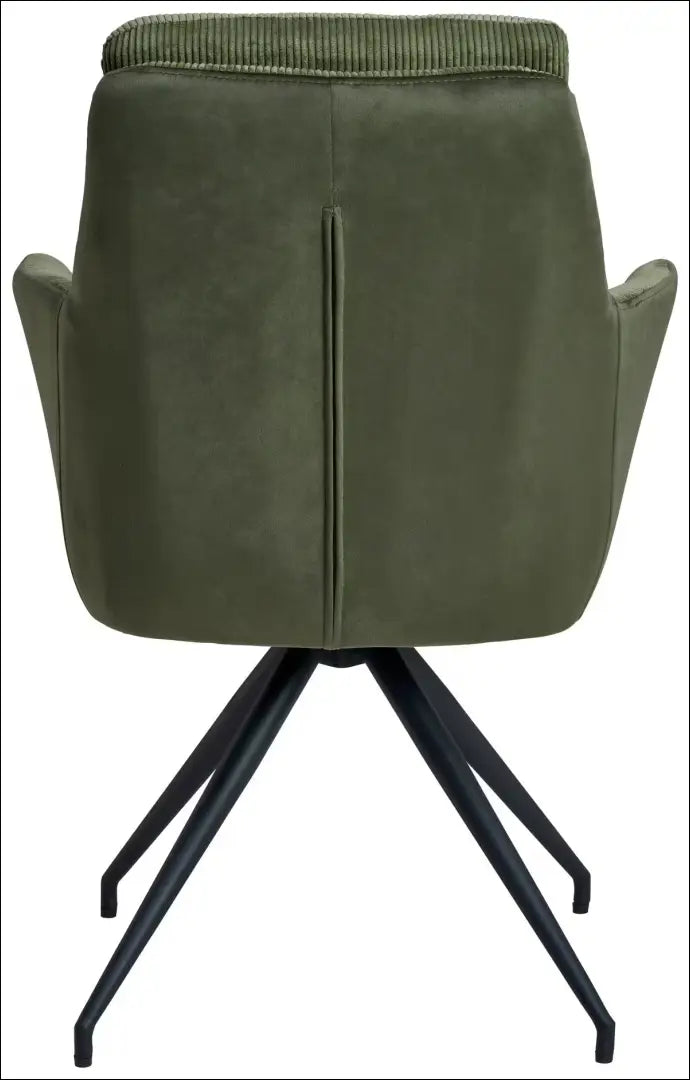 Kėdė VI1576 - €75 Save 50% 50-100, __label:Pristatymas 1-2 d.d., color-zalia, kedes-valgomojo, material-aksomas Aksomas