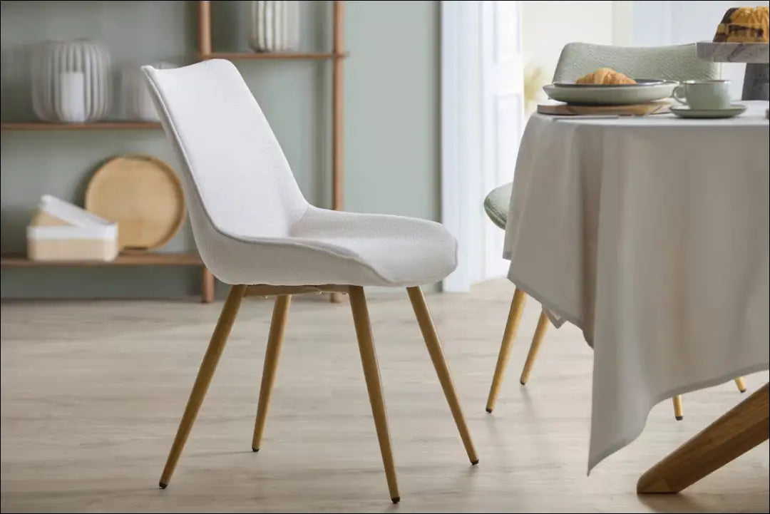 Kėdė VI1580 - €52 Save 50% 50-100, __label:Pristatymas 1-2 d.d., color-kremas, kedes-valgomojo, material-poliesteris