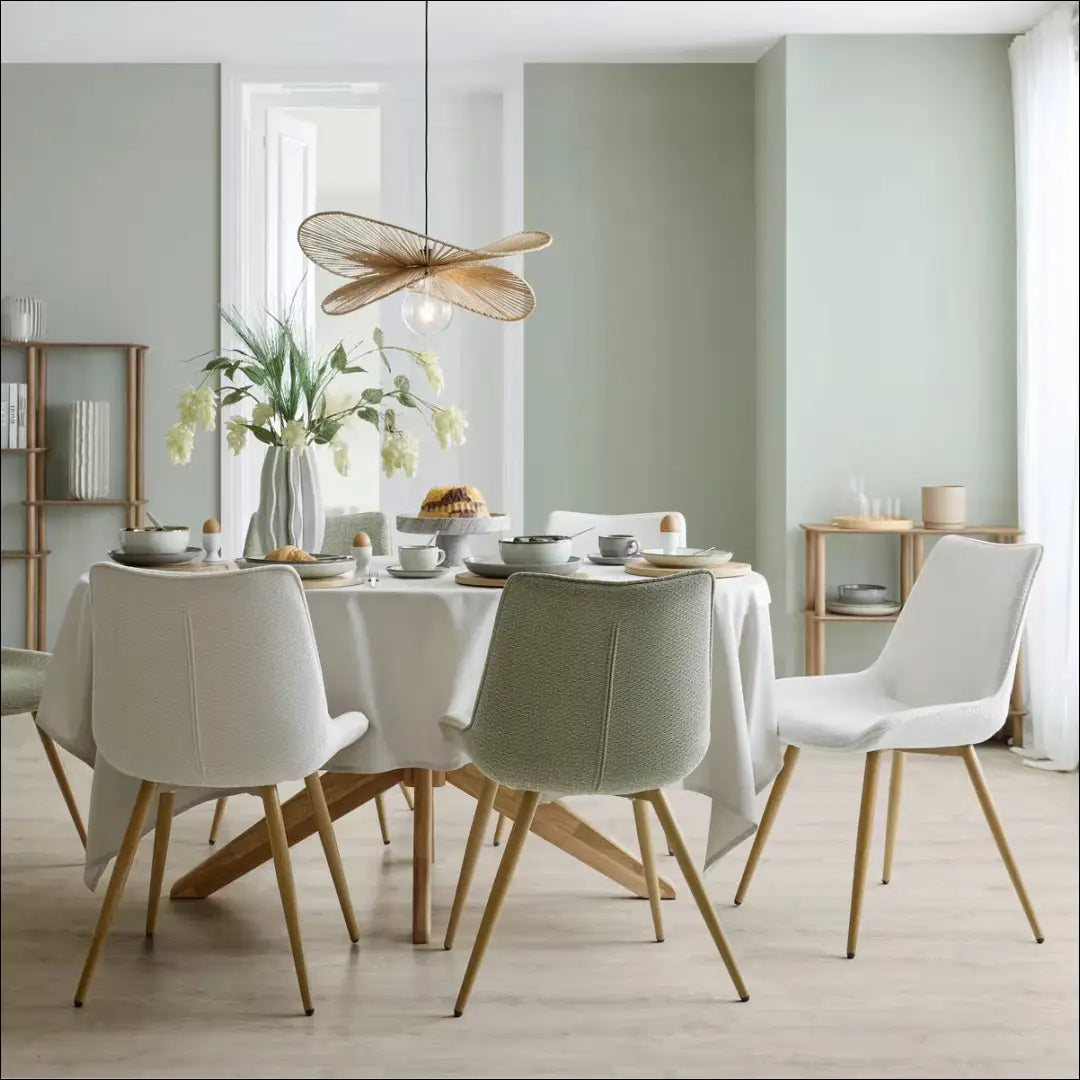 Kėdė VI1580 - €52 Save 50% 50-100, __label:Pristatymas 1-2 d.d., color-kremas, kedes-valgomojo, material-poliesteris