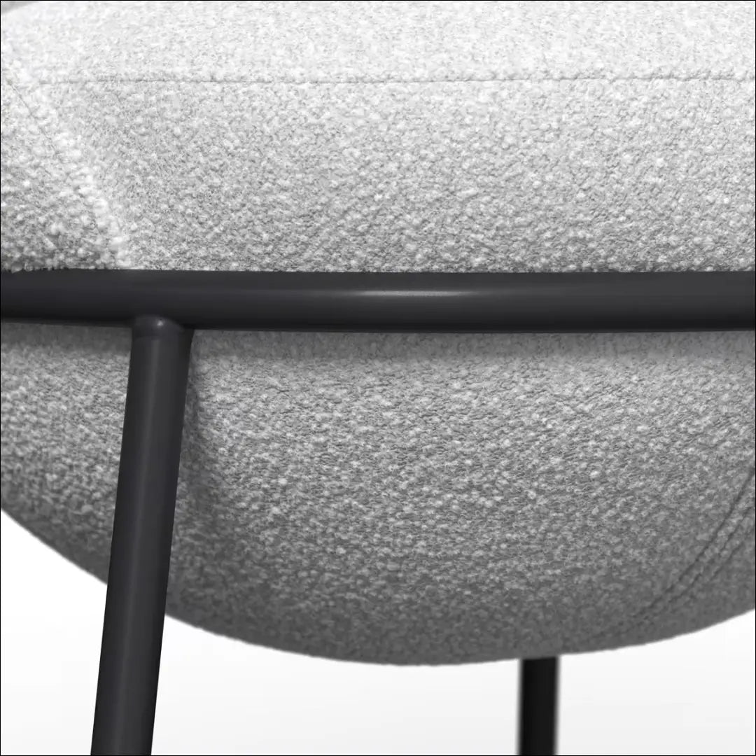 Kėdė VI1587 - €105 Save 50% 100-200, __label:Pristatymas 1-2 d.d., boucle, color-balta, kedes-valgomojo Balta Armchairs