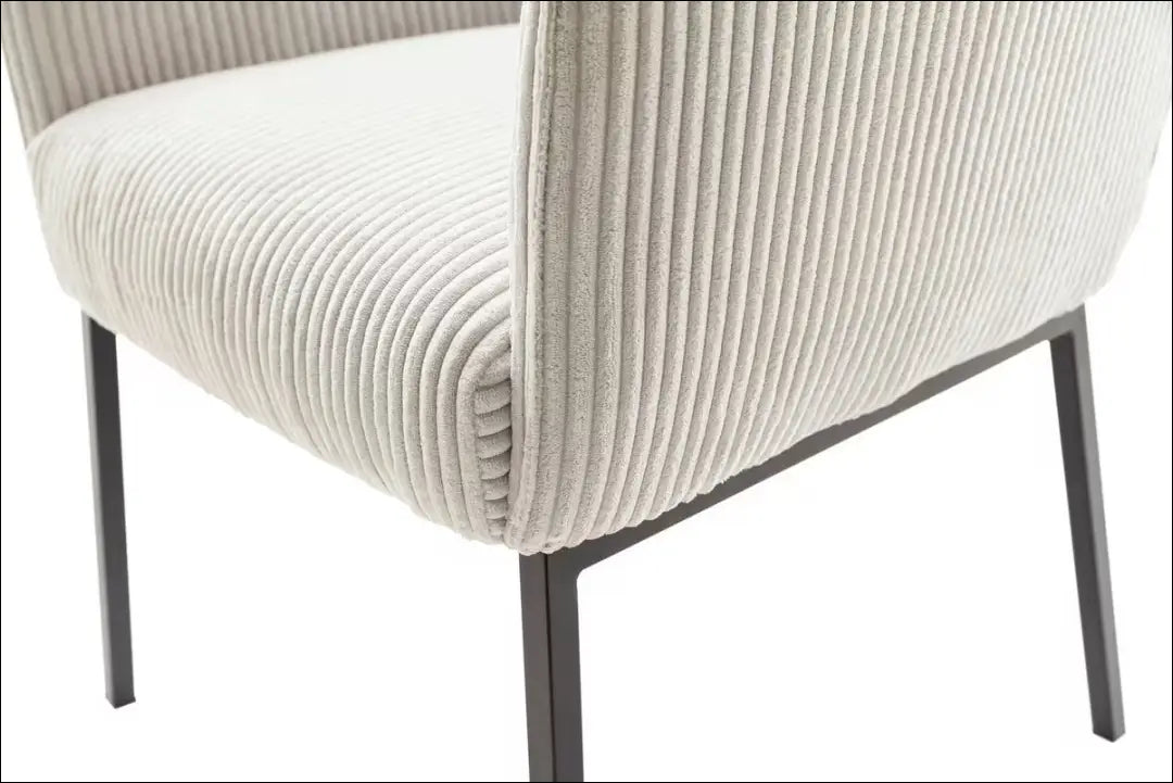 Kėdė VI1608 - €79 Save 50% 50-100, __label:Pristatymas 1-2 d.d., color-kremas, kedes-valgomojo, material-aksomas