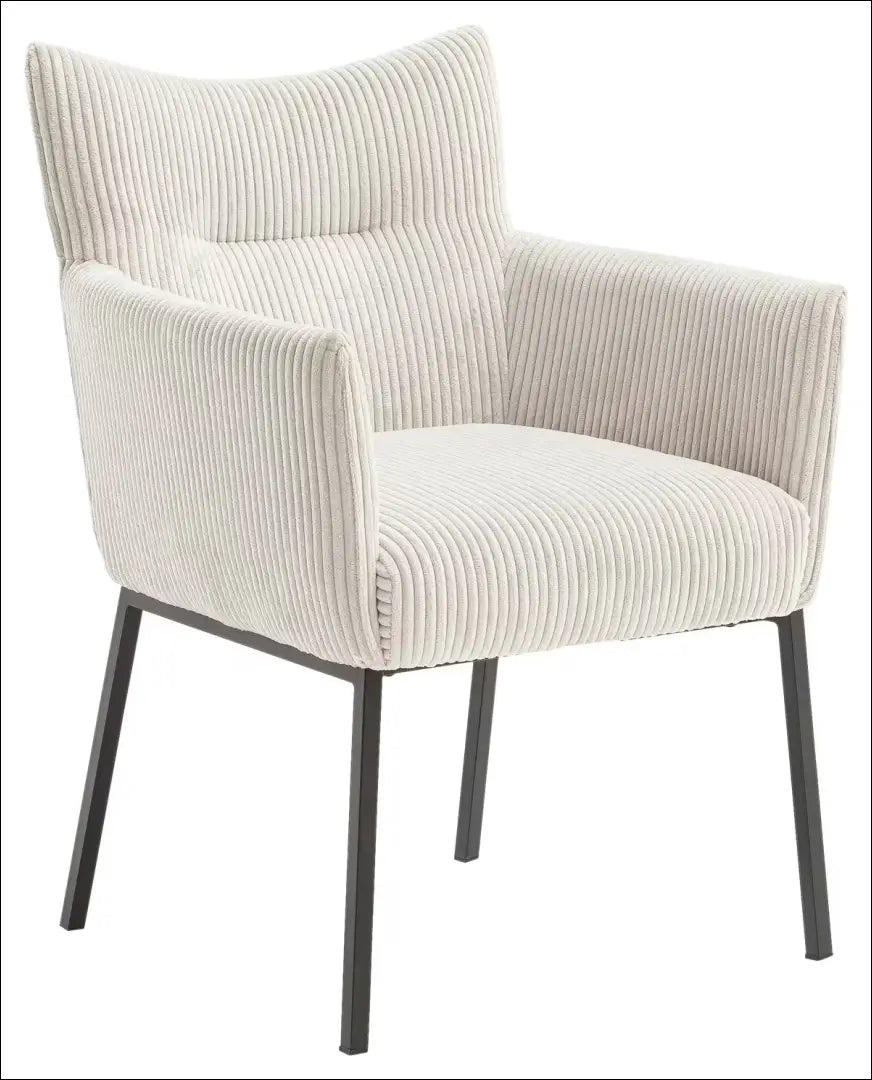 Kėdė VI1608 - €79 Save 50% 50-100, __label:Pristatymas 1-2 d.d., color-kremas, kedes-valgomojo, material-aksomas