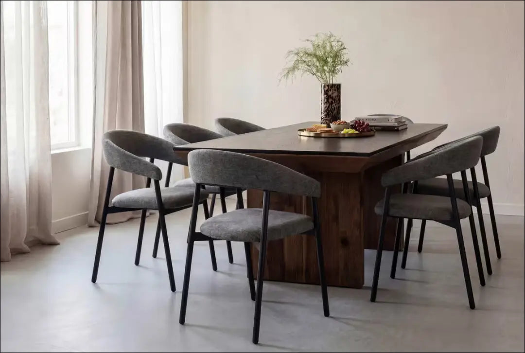 Kėdė VI1613 - €59 Save 50% 50-100, __label:Pristatymas 1-2 d.d., color-pilka, kedes-valgomojo, material-poliesteris