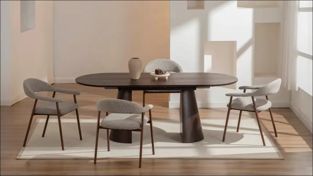 Kėdė VI1614 - €55 Save 50% 50-100, __label:Pristatymas 1-2 d.d., boucle, color-ruda, kedes-valgomojo Kėdės valgomojo