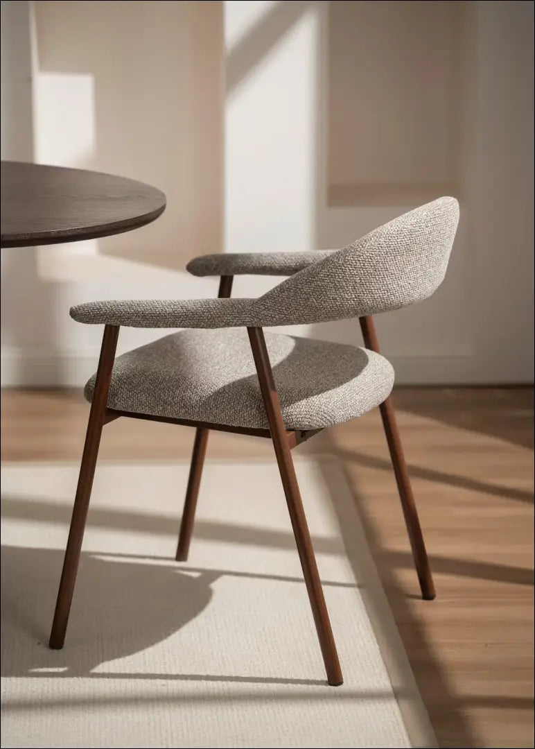 Kėdė VI1614 - €55 Save 50% 50-100, __label:Pristatymas 1-2 d.d., boucle, color-ruda, kedes-valgomojo Kėdės valgomojo