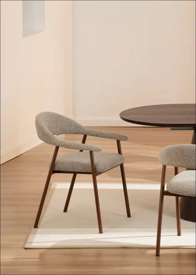 Kėdė VI1614 - €55 Save 50% 50-100, __label:Pristatymas 1-2 d.d., boucle, color-ruda, kedes-valgomojo Kėdės valgomojo