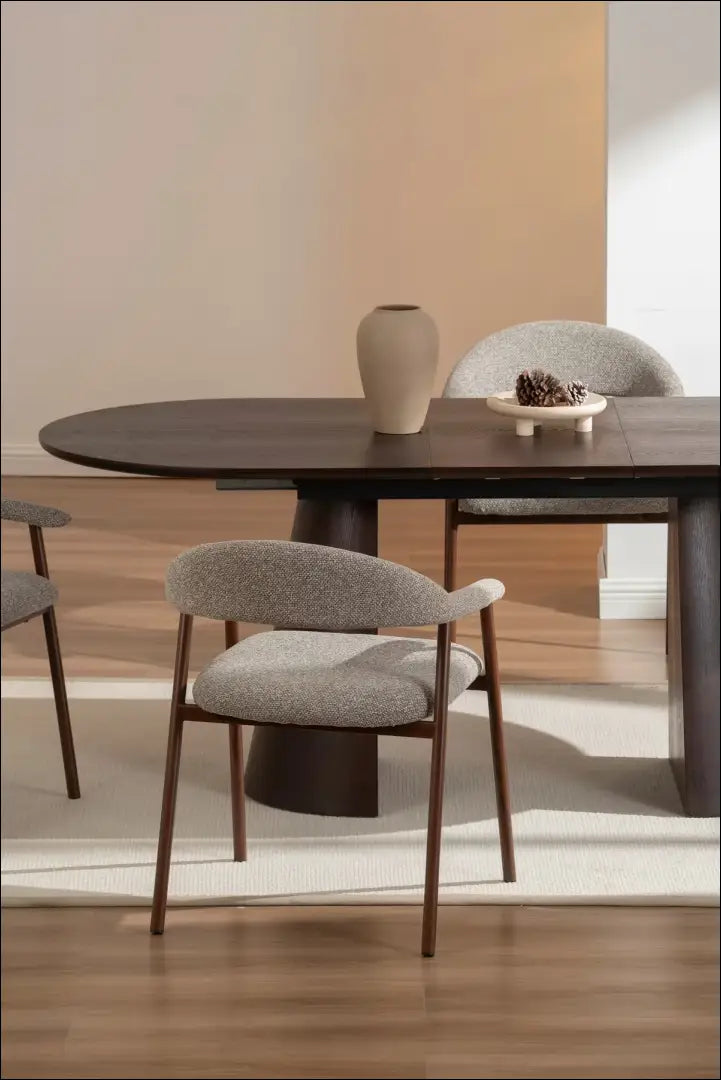 Kėdė VI1614 - €55 Save 50% 50-100, __label:Pristatymas 1-2 d.d., boucle, color-ruda, kedes-valgomojo Kėdės valgomojo