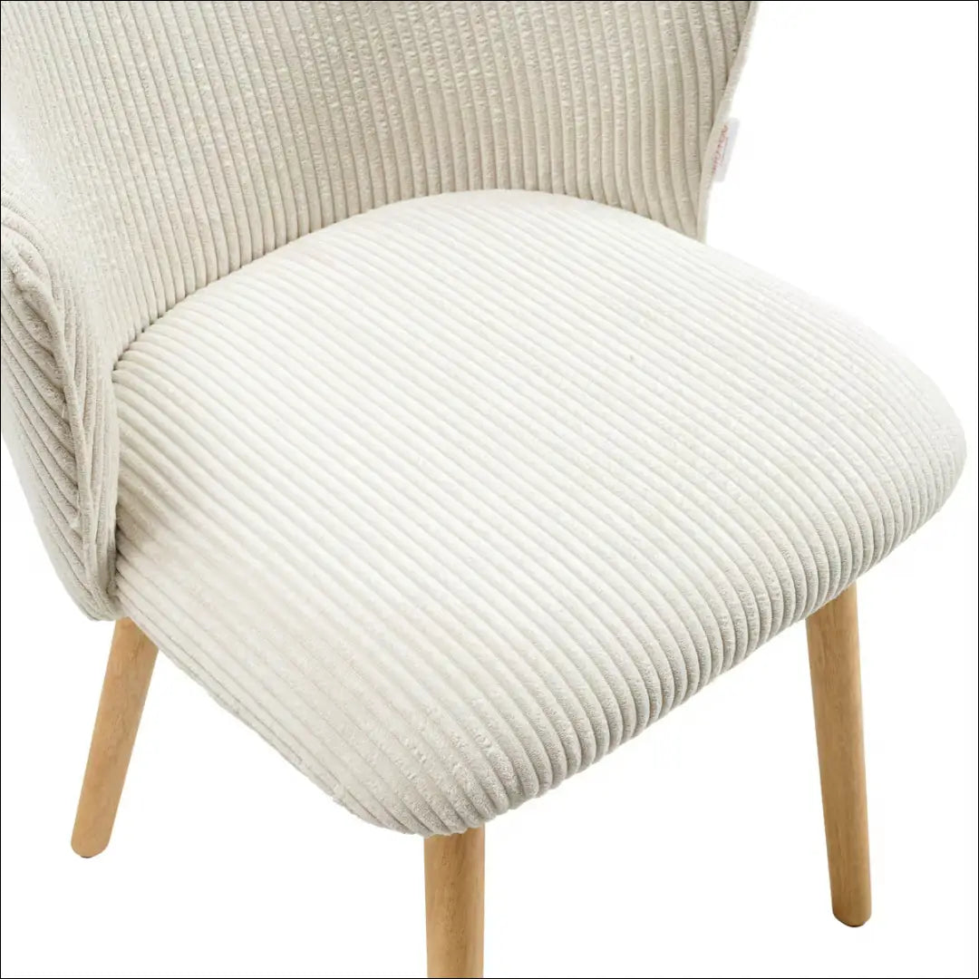 Kėdė VI1616 - €45 Save 50% 25-50, __label:Pristatymas 1-2 d.d., color-kremas, kedes-valgomojo, material-aksomas Aksomas