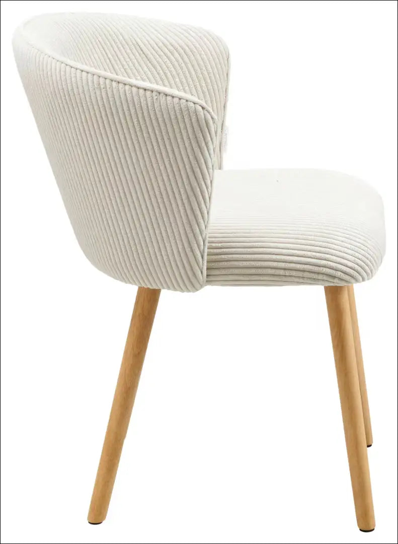 Kėdė VI1616 - €45 Save 50% 25-50, __label:Pristatymas 1-2 d.d., color-kremas, kedes-valgomojo, material-aksomas Aksomas