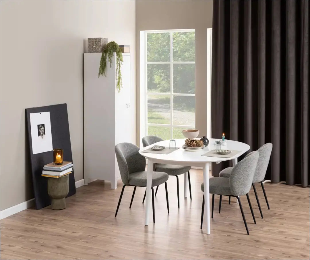 Kėdė VI1657 - €55 Save 50% 50-100, __label:Pristatymas 1-2 d.d., boucle, color-pilka, kedes-valgomojo Kėdės valgomojo