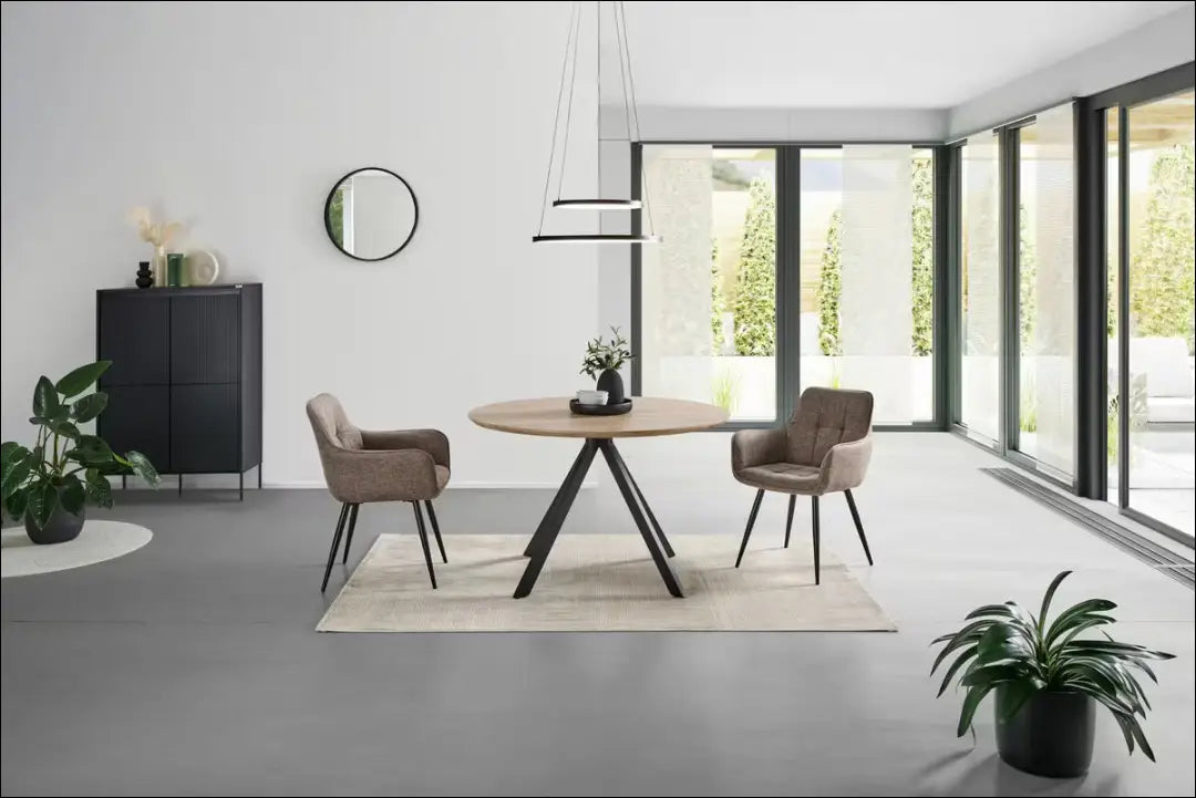 Kėdė VI1667 - €44 Save 50% 25-50, __label:Pristatymas 1-2 d.d., color-ruda, kedes-valgomojo, material-poliesteris Kėdės