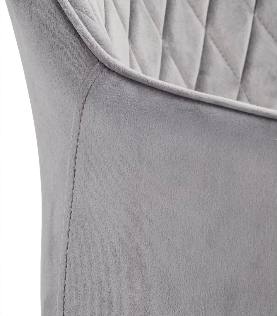 Kėdė VI1672 - €42 Save 50% 25-50, __label:Pristatymas 1-2 d.d., color-pilka, kedes-valgomojo, material-aksomas Aksomas